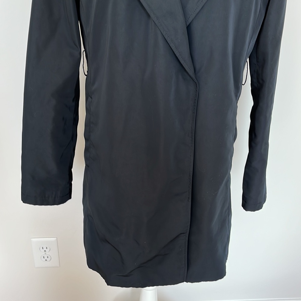 Apt. 9 Black Trench Coat - Picture 3 of 6